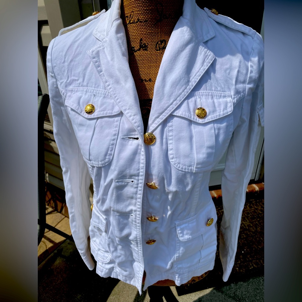 Lauren Ralph Lauren Petite White 100% Cotton